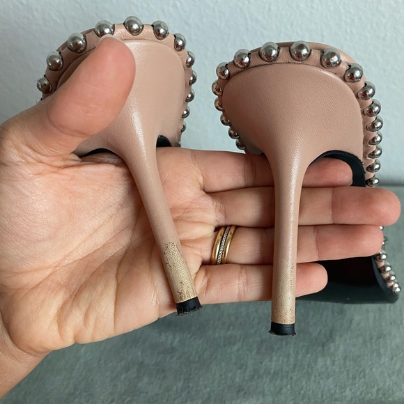 Alexander Wang Nova Mule Slides 95mm Sand Stone Size 37 - Picture 6 of 7